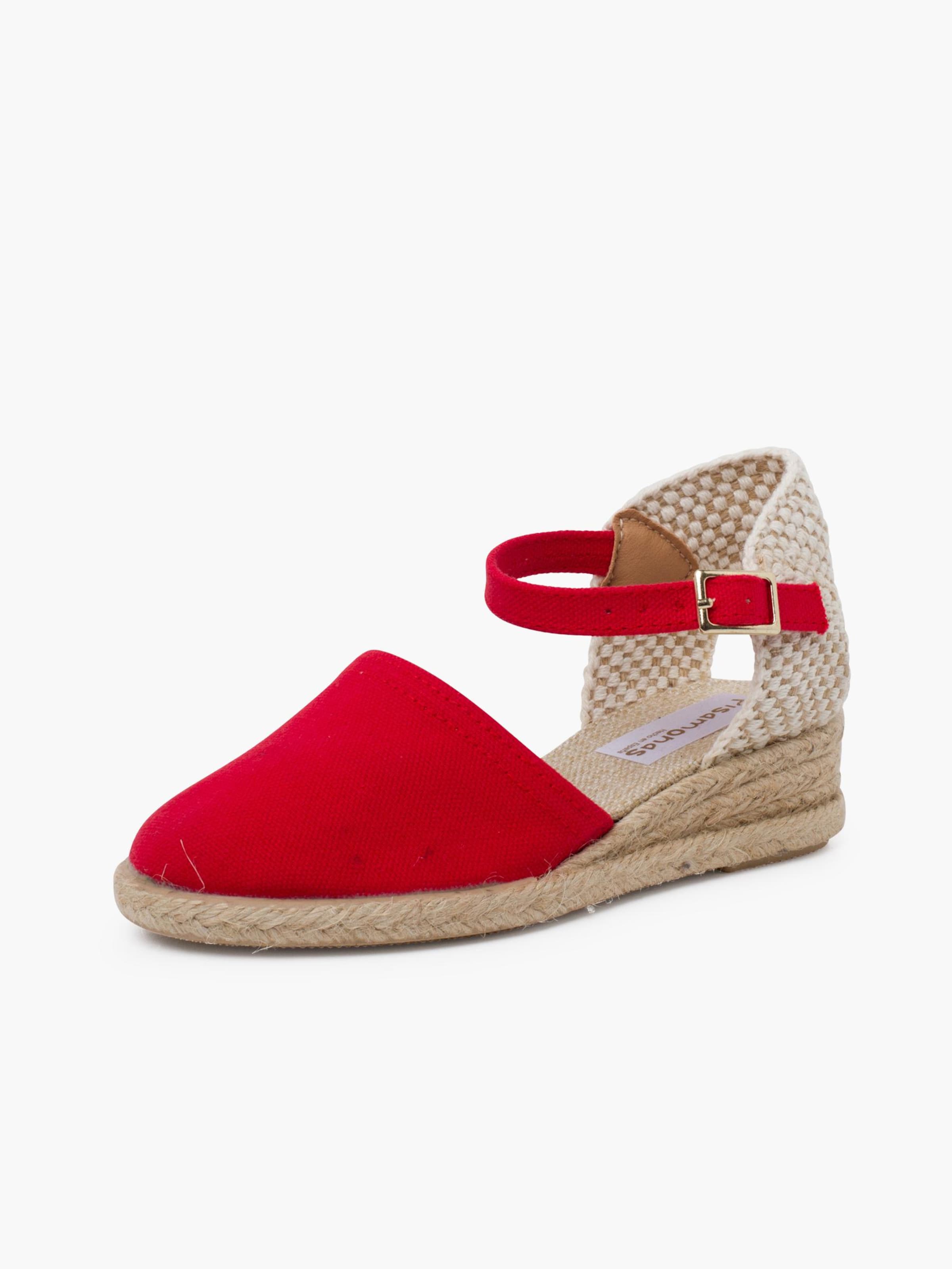 Pisamonas Sandale in Rot: Vorderseite