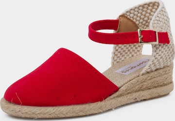 Pisamonas Sandale in Rot: Vorderseite