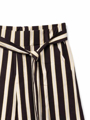 Lady Day Regular Trousers 'Lady Day Shorty Doub stripe' in Brown