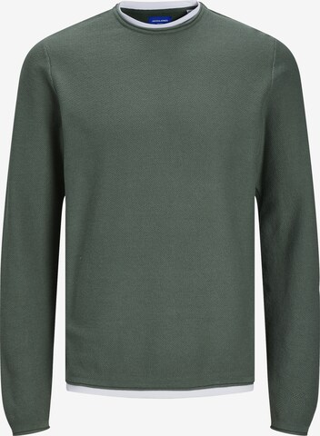 JACK & JONES Sweater in Green: front