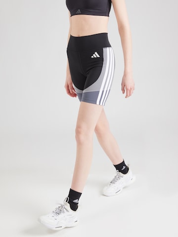 Skinny Pantaloni sportivi di ADIDAS PERFORMANCE in nero: frontale