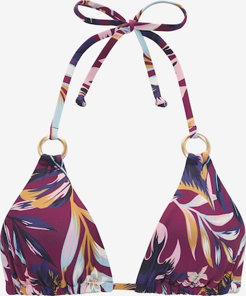 LASCANATrokutasti Bikini gornji dio - crvena boja: prednji dio