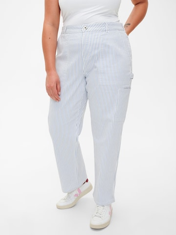 regular Pantaloni cargo 'JASHLEY' di Zizzi in blu: frontale