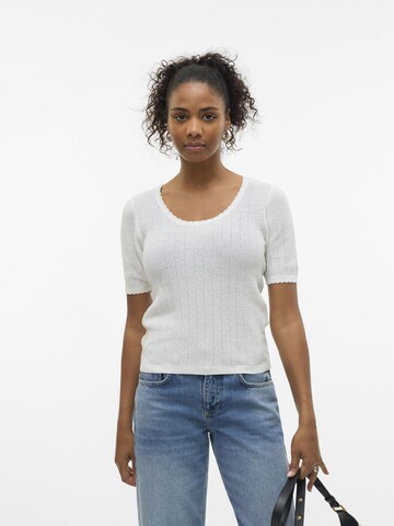 VERO MODA Trui 'VMLuxlight' in Wit: voorkant