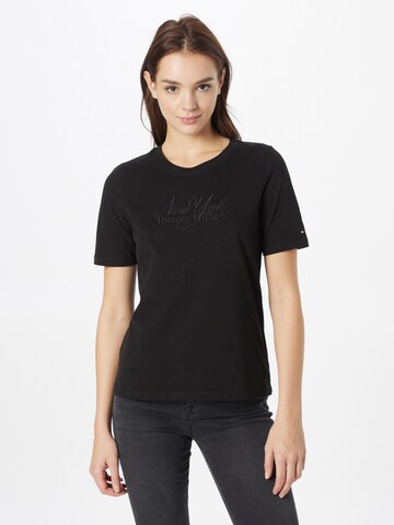 TOMMY HILFIGER T-Shirt in Schwarz: predná strana