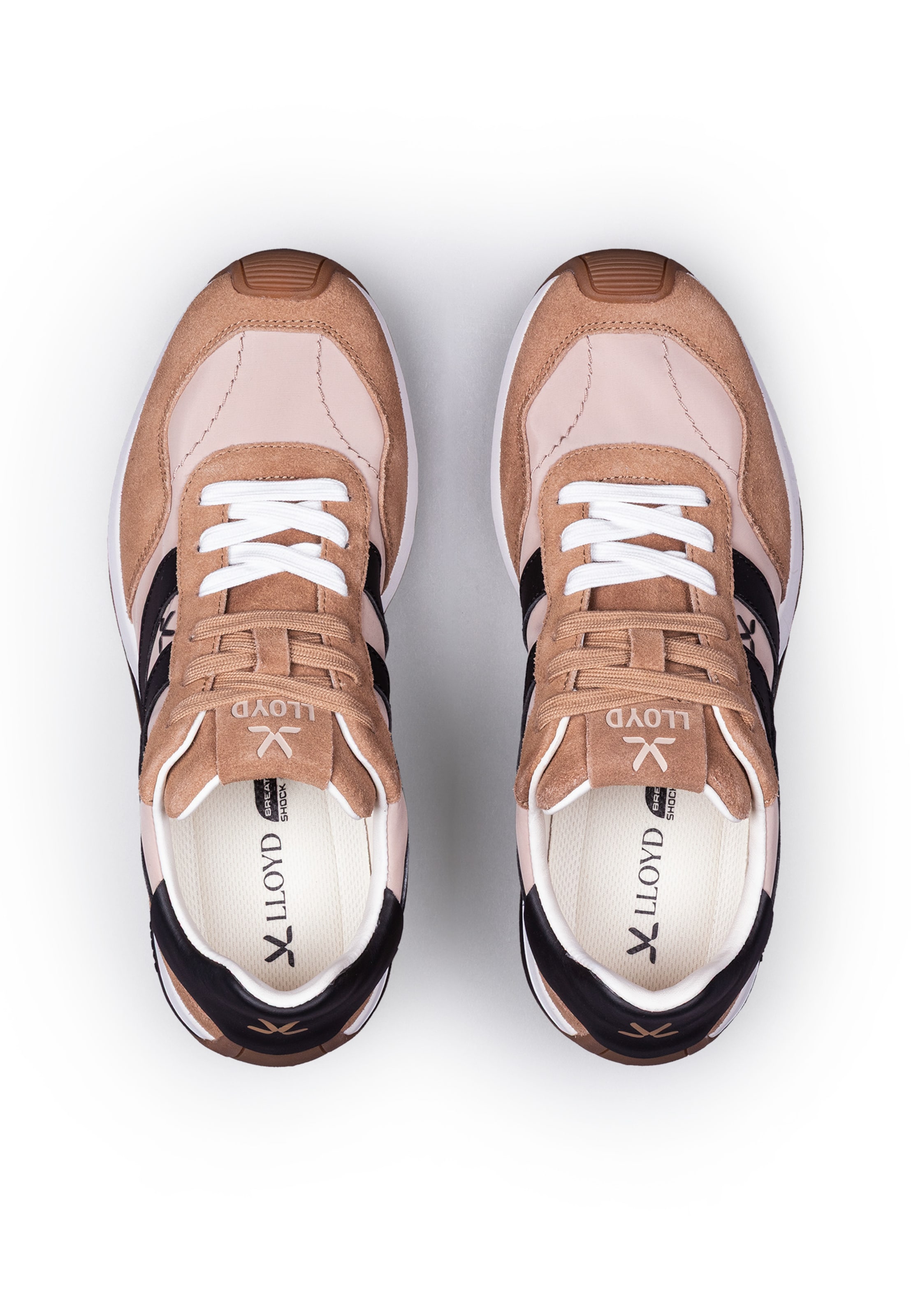 Baskets hautes LLOYD en beige