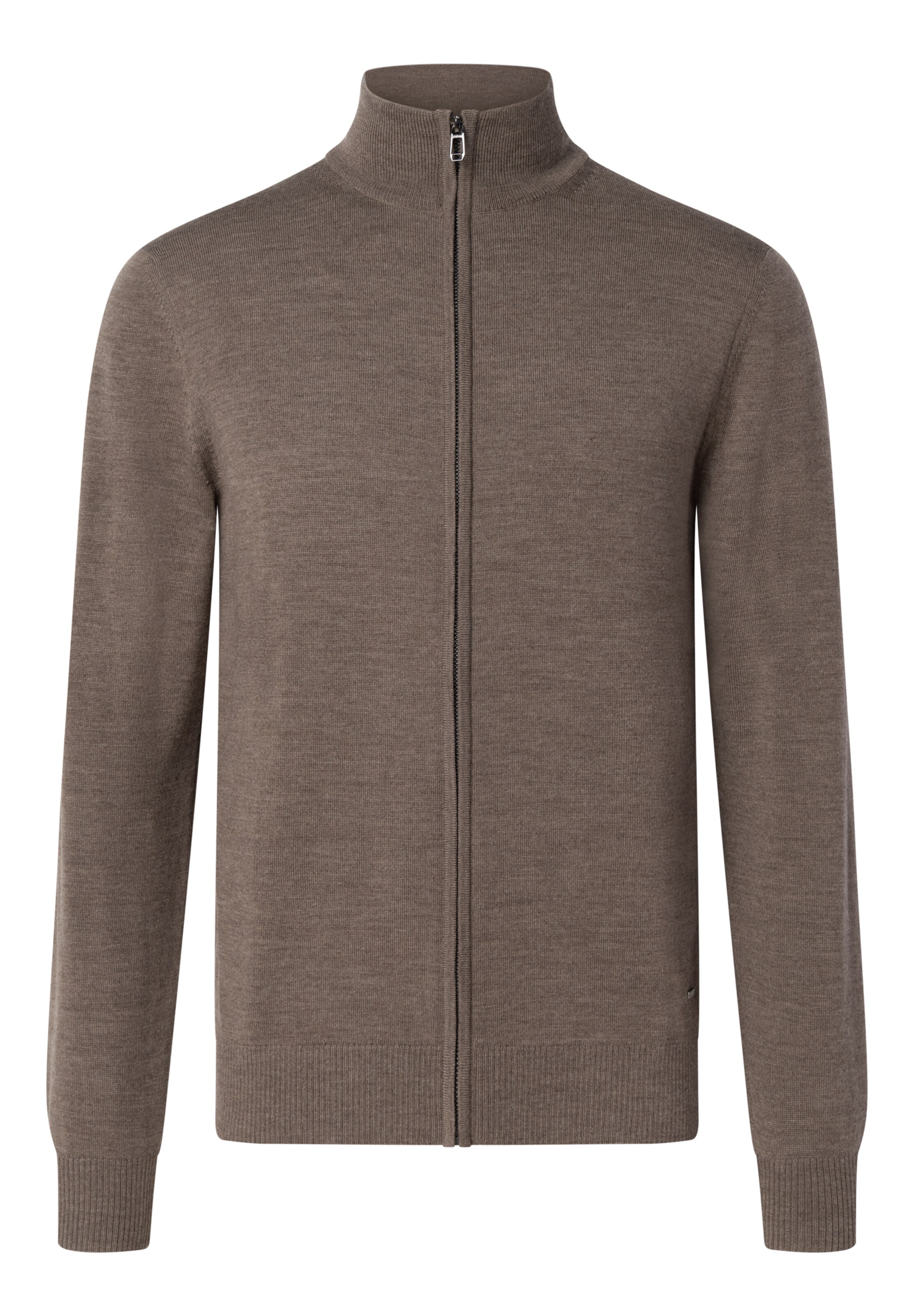 JOOP! Knit Cardigan ' Davis ' in Brown: front