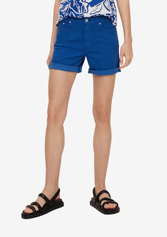 s.Oliver Tapered Shorts 'Betsy' in Blau: predná strana