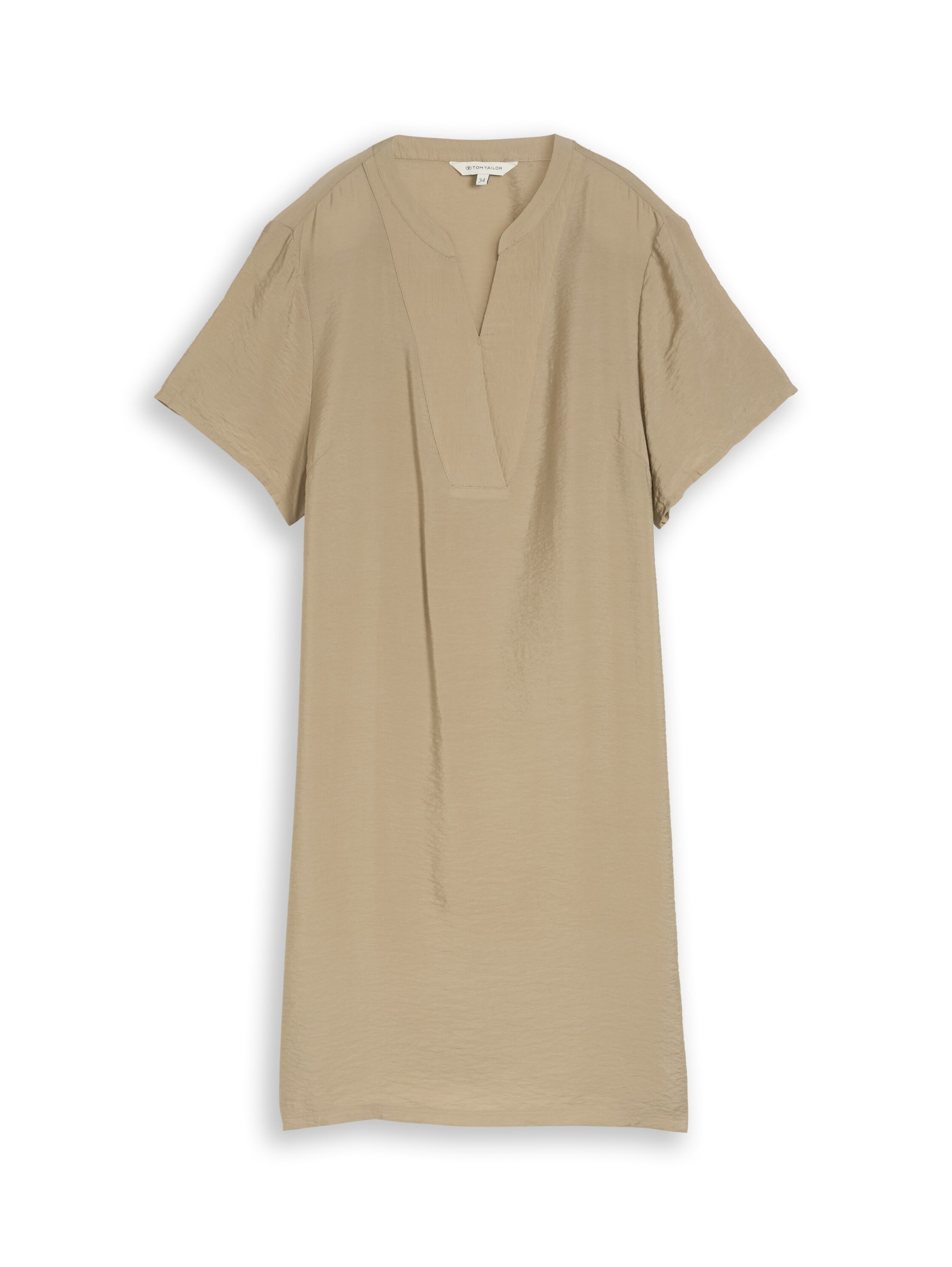 TOM TAILOR Klleid in Beige: Vorderseite