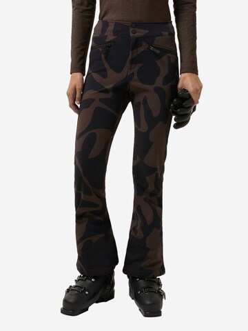 Bogner Fire + Ice Regular Outdoorhose 'Ireen' in Schwarz: Vorderseite