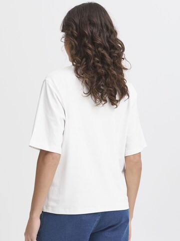 Fransa Shirt 'ZASHOULDER' in White