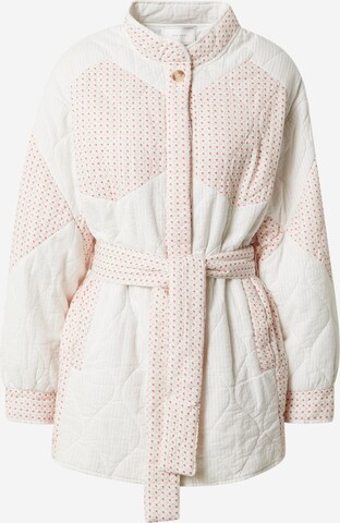 Neo Noir Between-Season Jacket 'Desya' in Pink: front