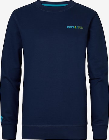 Petrol Industries Sweatshirt 'Coveify' in Blue: front