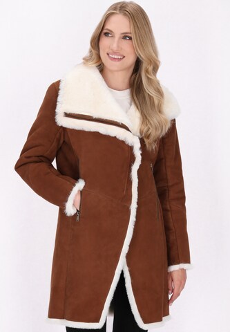 Cappotto di mezza stagione di DreiMaster Vintage in marrone: frontale