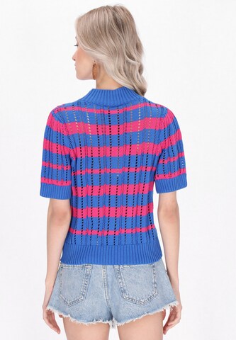 Pull-over IZIA en bleu