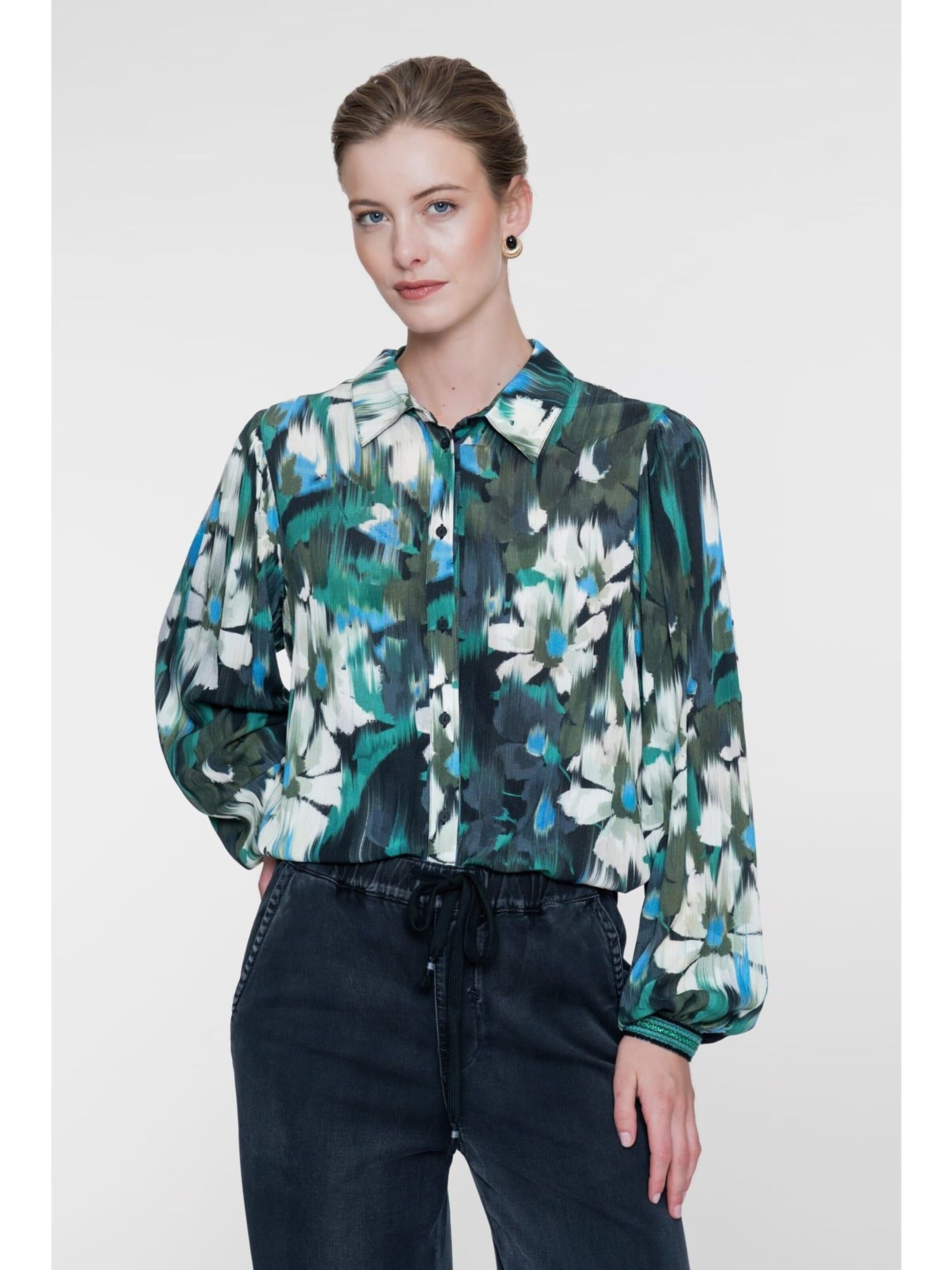 Geisha Blouse in Groen
