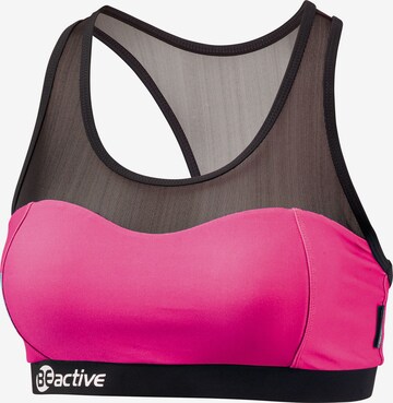 BECO the world of aquasports T-shirt Bikini Top 'BEactive' in Pink