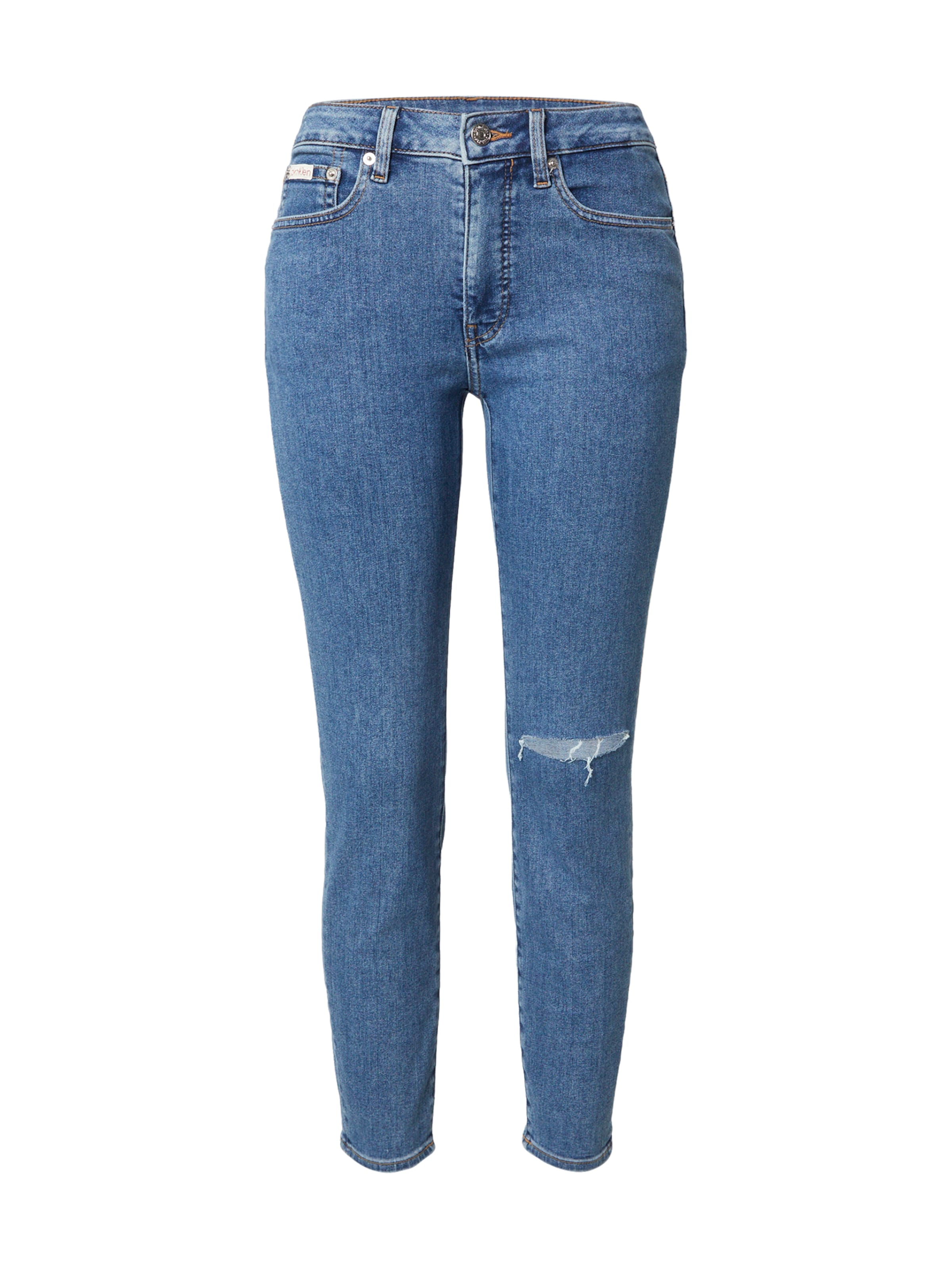 Calvin Klein Jeans - Skinny Vaquero en azul: frente