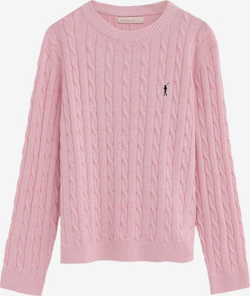 Polo Club Pullover in Pink: Vorderseite