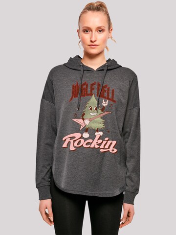 F4NT4STIC Sweatshirt 'Jingle Bell Rocking' in Grijs: voorkant