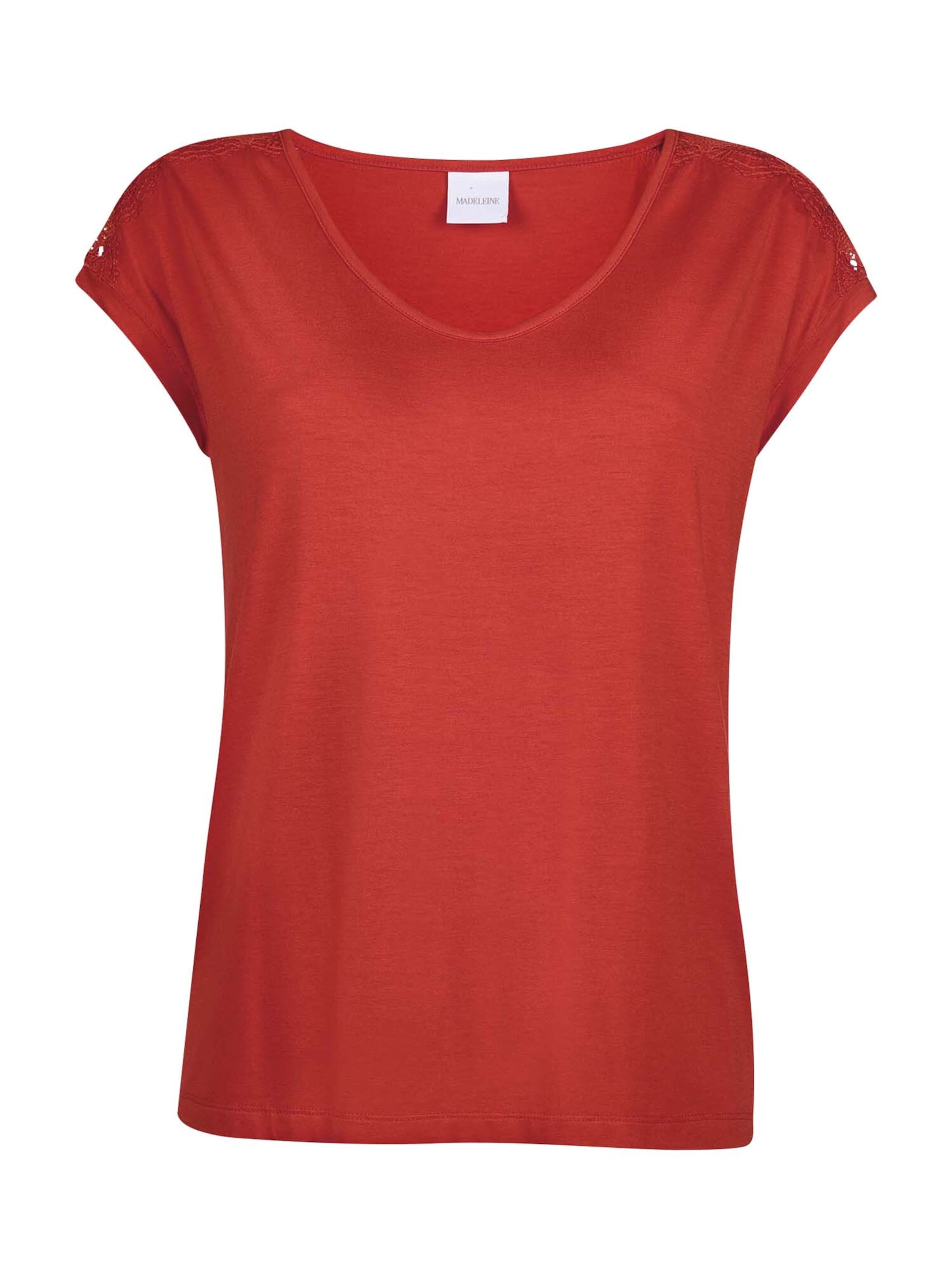 T-shirt MADELEINE en orange : devant