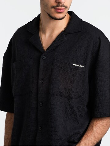 Pegador Comfort Fit Hemd in Schwarz