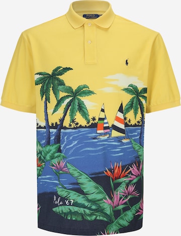 Polo Ralph Lauren Big & Tall Shirt in Yellow: front