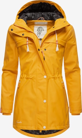 NAVAHOO Átmeneti kabátok 'Rainy Forest' - sárga