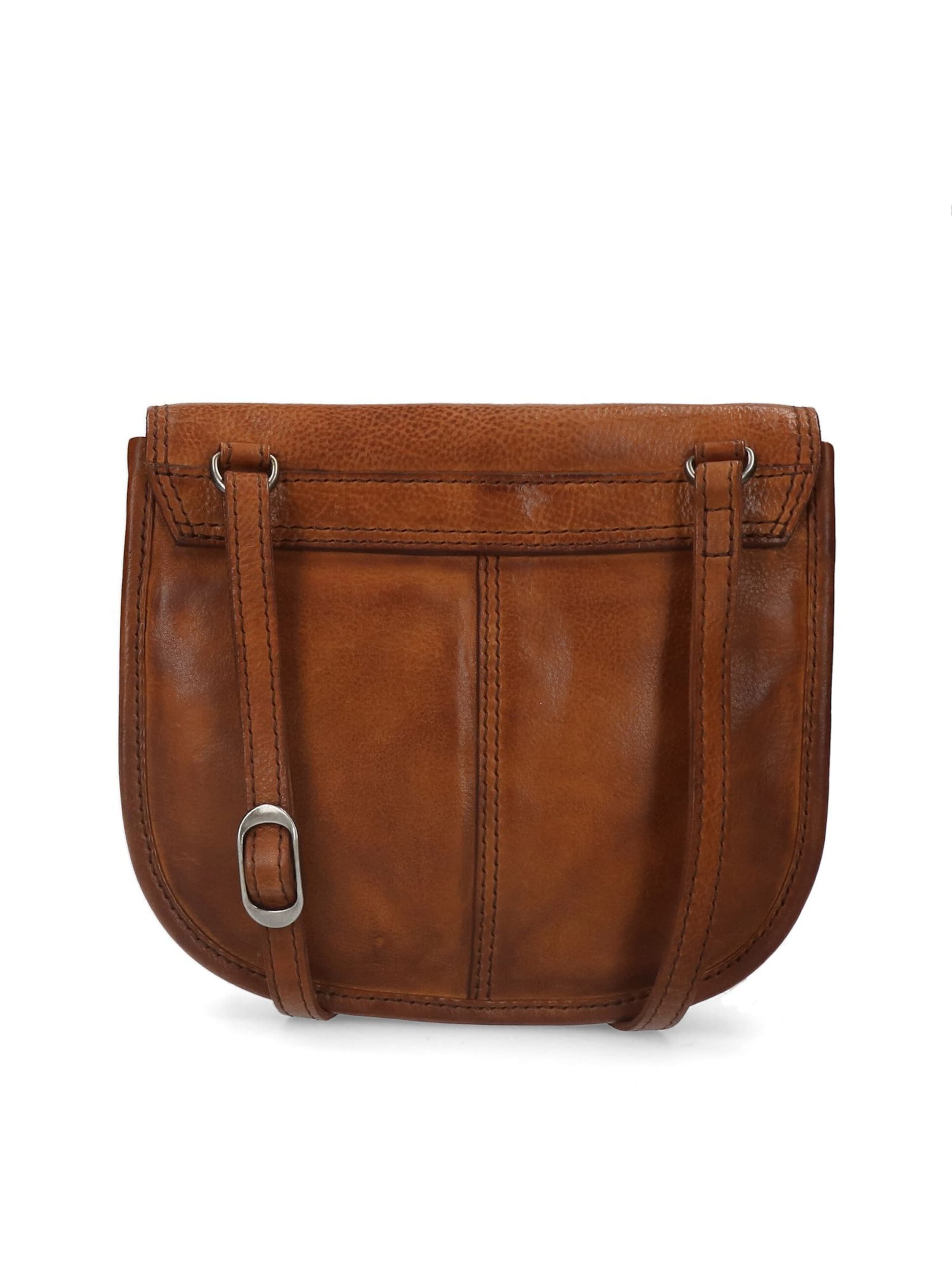 MANFIELD Umhängetasche in Braun