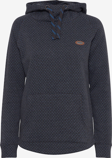 Oxmo Hoodie ' AMINA ' in L in braun / dunkelgrau, Produktansicht