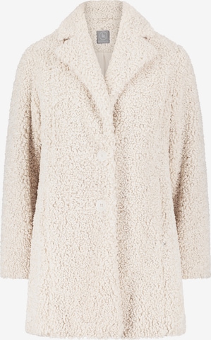 Betty & Co Between-Seasons Coat in Beige: front