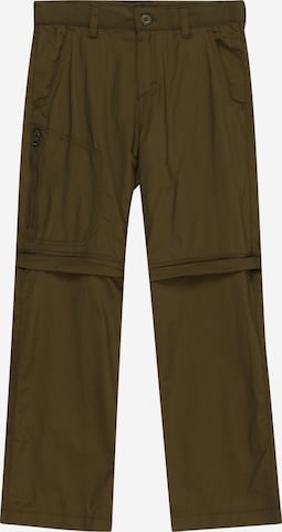 COLUMBIA Normální Outodoor kalhoty 'Silver Ridge™' – zelená: přední strana
