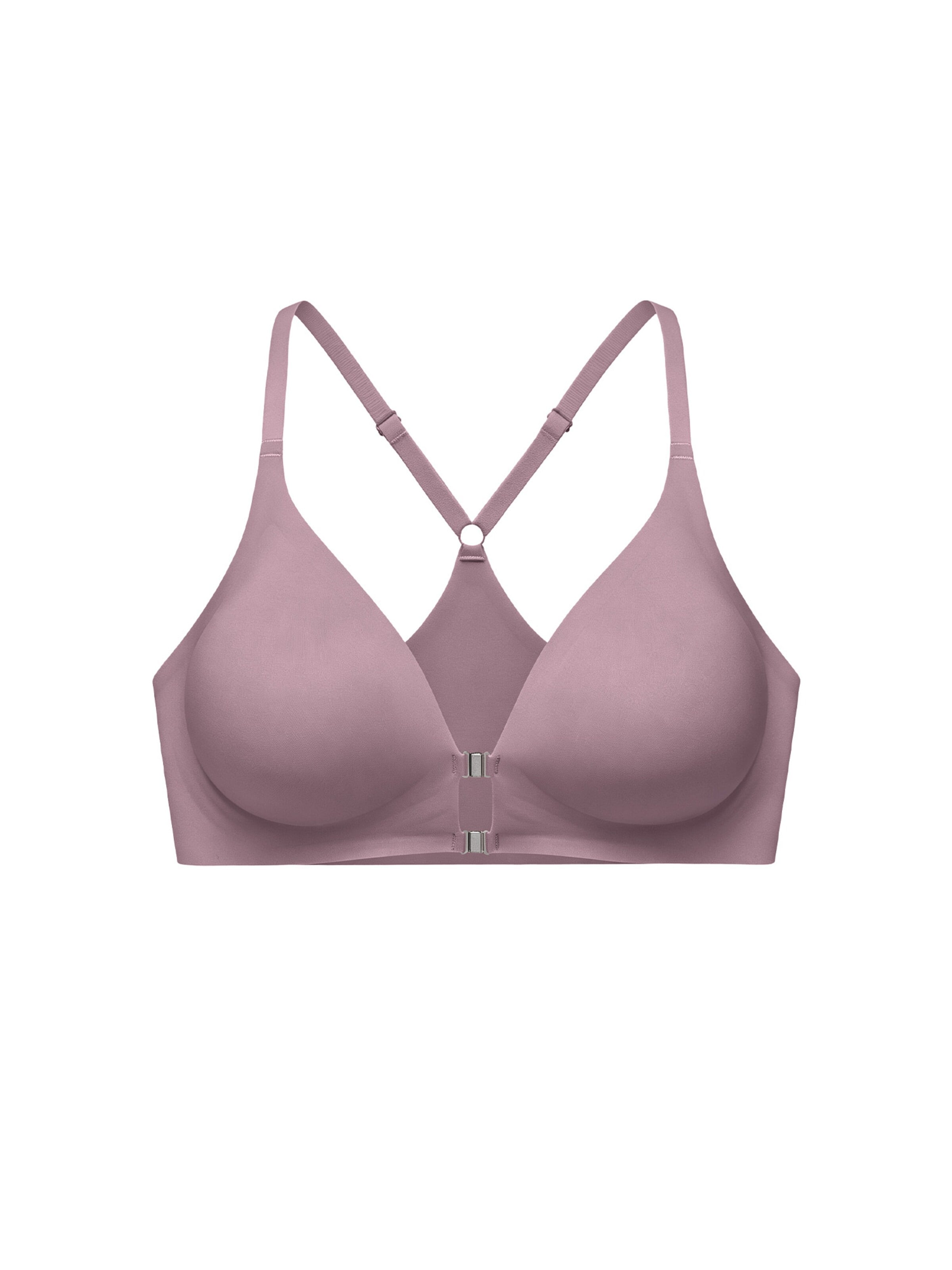 SHARICCA Push-up Bra 'SHARICCA Women's front-closure bra' in Purple: front