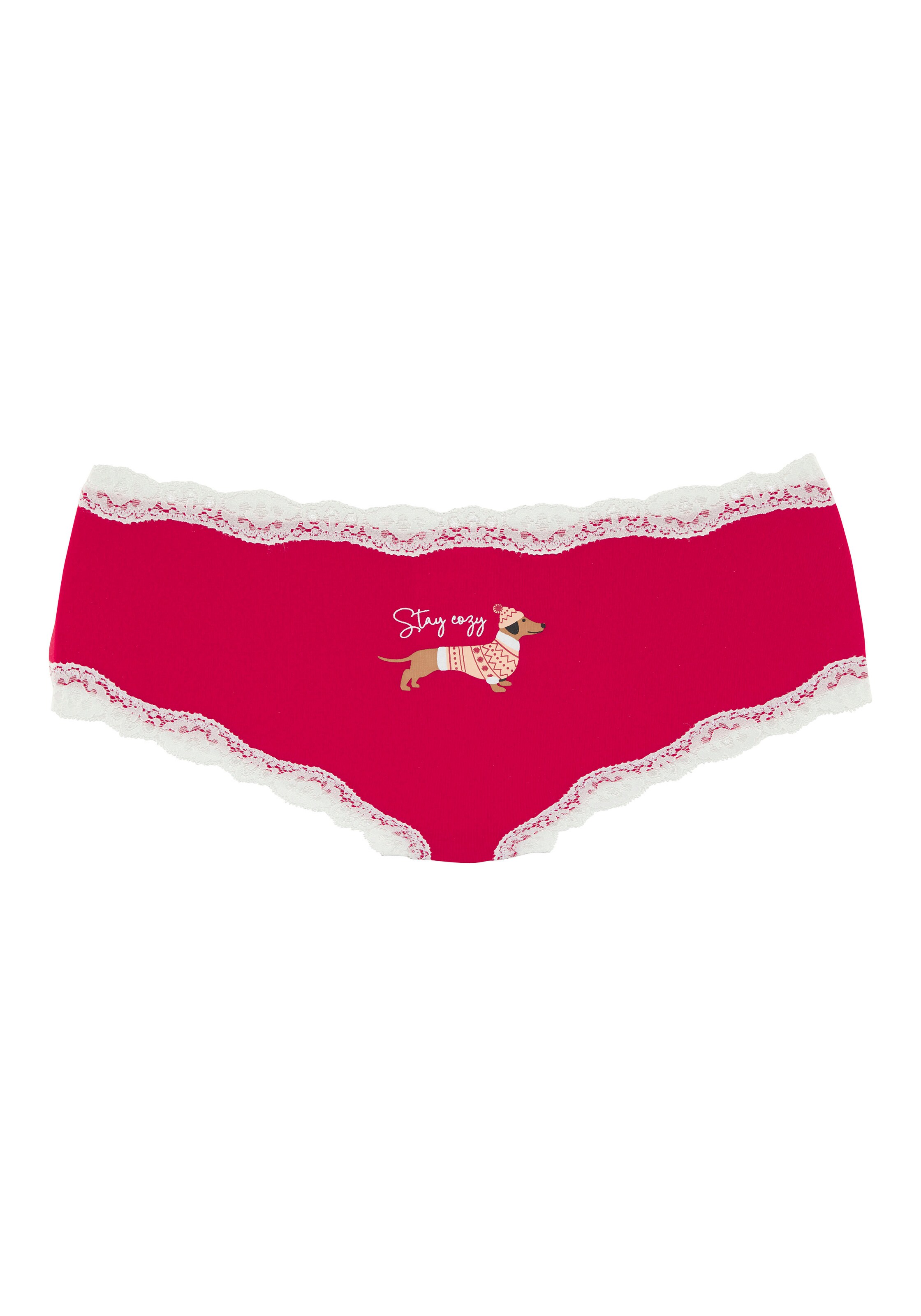 Slip LASCANA en rouge