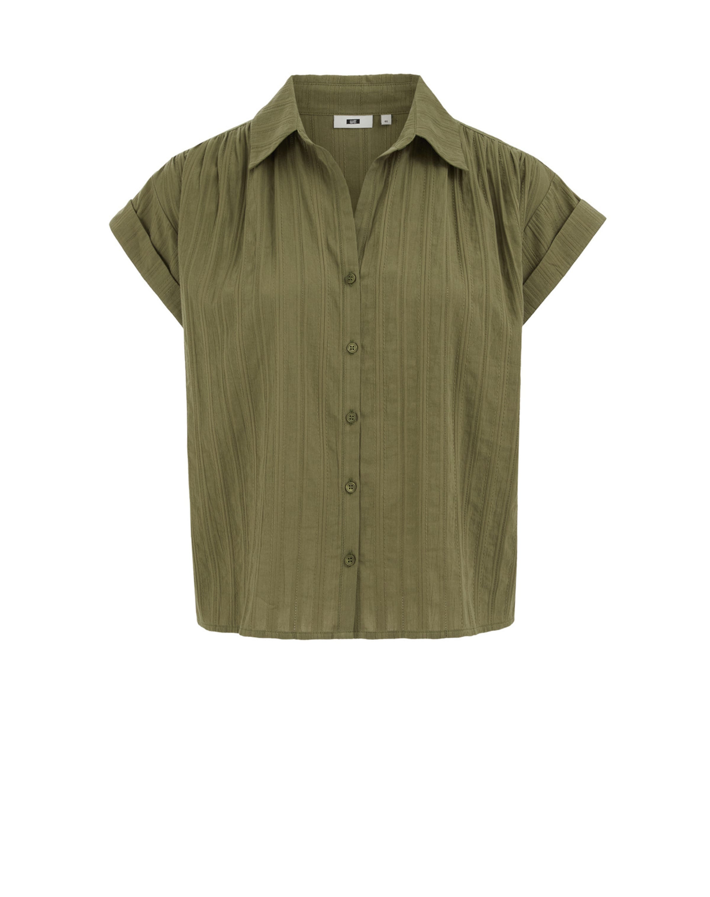 WE Fashion Blouse in Green: front
