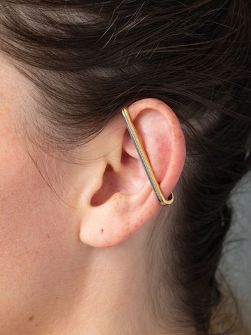 YParis - Pendientes 'Ear cuff Nash Bi' en plata