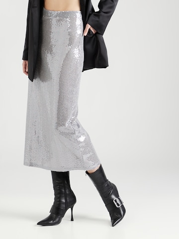 Envii Skirt 'PLUTO' in Silver: front