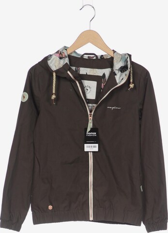 mazine Jacket & Coat in XS in Brown: front