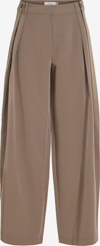 VILA - Ropa ancha Pantalón plisado 'VIMaya' en marrón: frente