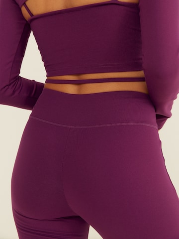 ABOUT YOU x Sofia Tsakiridou Skinny Leggings 'Elli' in Purple