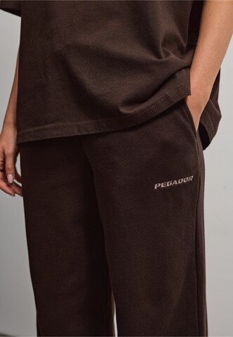 Pegador Wide leg Trousers 'Anni' in Brown