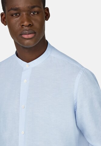 Boggi Milano Regular Fit Hemd in Blau