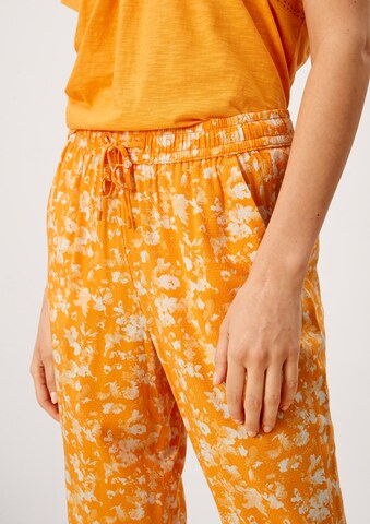 s.Oliver Tapered Trousers in Orange