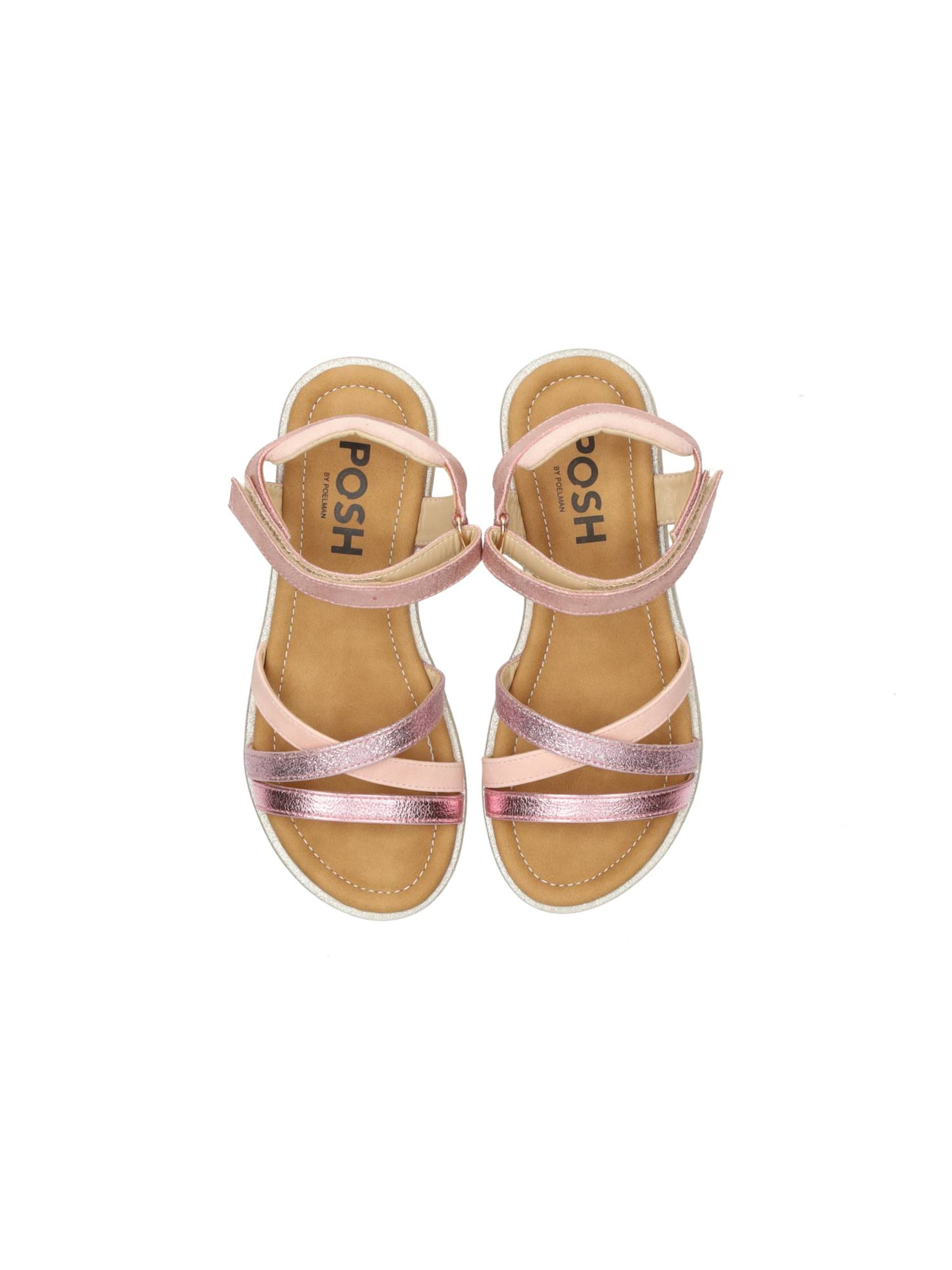 Sandales 'ASHLEY' POSH by Poelman en rose