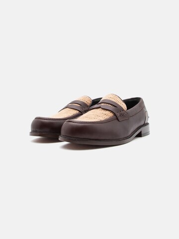 CLARKS Slip-ons 'CraftJames' in Brown: front