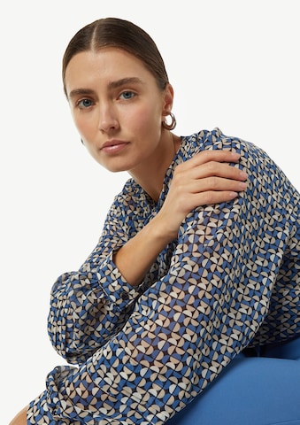 COMMA Bluse in Blau