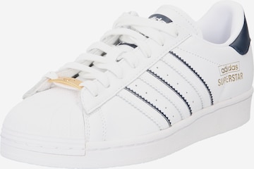 Sneaker low 'Superstar' de la ADIDAS ORIGINALS pe alb: față