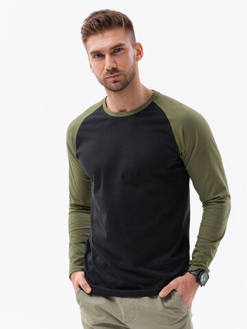 Ombre Shirt in Groen: voorkant