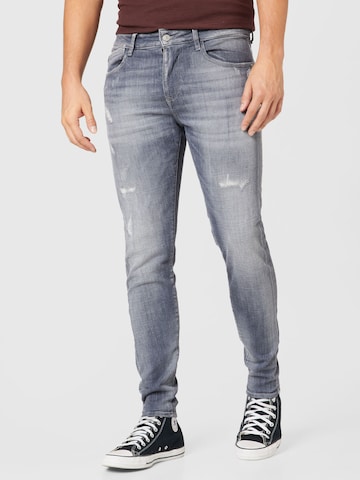 Le Temps Des Cerises Jeans 'POWER C' in Grey: front