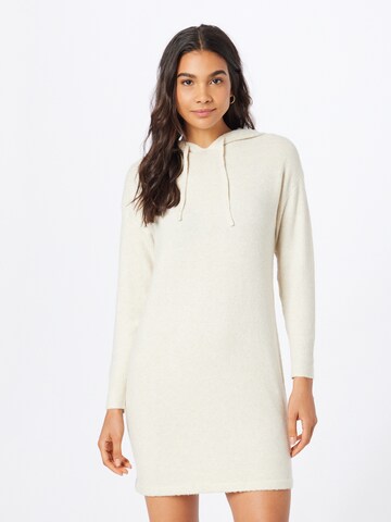 VERO MODA Knitted dress 'DOFFY' in Beige: front